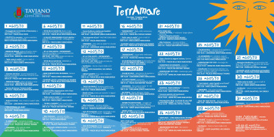 TerrAmare Programma Manifestazioni Agosto 2025
