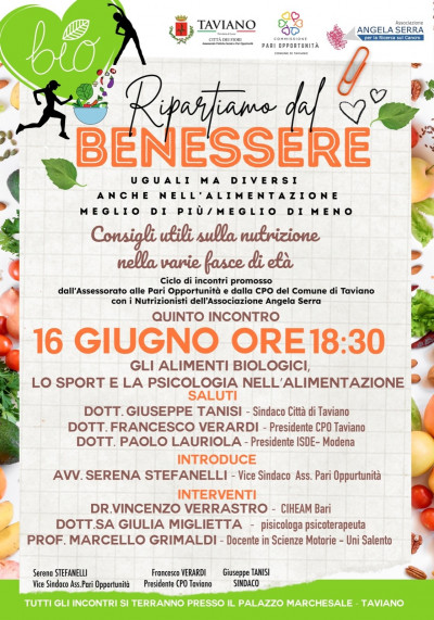 RIpartiamo dal Benessere - Consigli Utili sulla Nutrizione