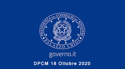 Emergenza Coronavirus - DPCM del 18 Ottobre 2020