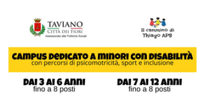 Campus Dedicato ai Minori con Disabilit&agrave; 