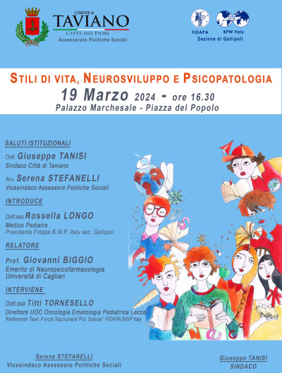 CONVEGNO &ldquo;Stili di Vita, Neurosviluppo e Psicopatologia&rdquo;
