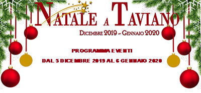 NATALE A TAVIANO - PROGRAMMA EVENTI