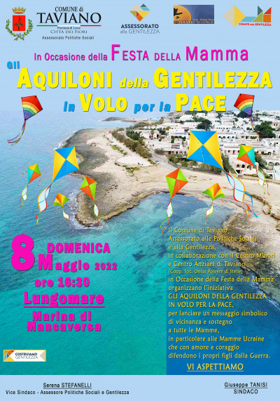 Festa della Mamma - Gli AQUILONI della GENTILEZZA &hellip;in VOLO per la PACE
