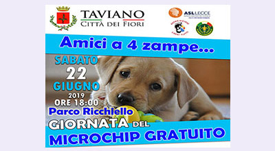 Amici a 4 zampe&hellip; GIORNATA DEL MICROCHIP GRATUITO 