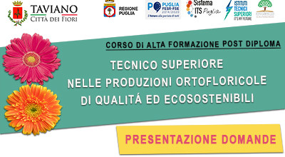 BANDO SELEZIONE ALLIEVI CORSO ITS -  &ldquo;Tecnico Superiore nelle produzion...