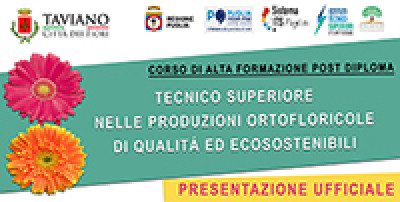 PRESENTAZIONE CORSO DI ALTA FORMAZIONE POST DIPLOMA - FILIERA FLOROVIVAISTICA...