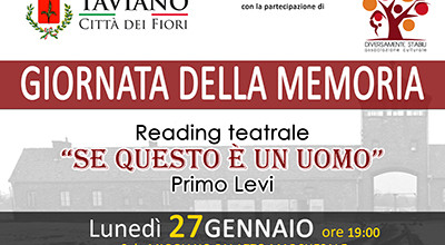 Giornata della Memoria &ndash; Reading Teatrale &ldquo;Se Questo &egrave; un ...