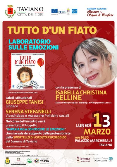 TUTTO D&rsquo;UN FIATO LABORATORIO SULLE EMOZIONI