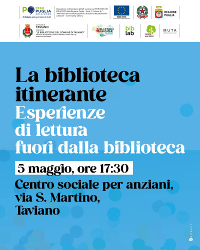 La Biblioteca Itinerante: Esperienze di lettura fuori dalla biblioteca
