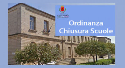 Ordinanza Sindacale - Chiusura Scuole