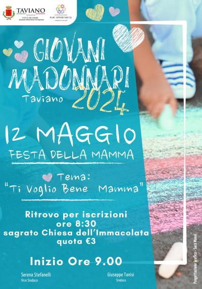 Festa della Mamma 2024 - Giovani Madonnari Taviano - Concorso Ti Voglio...