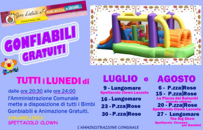 Gonfiabili gratuiti!