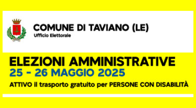 Amministrative 2025 - Servizio Trasporto Persone con Disabilit&agrave;