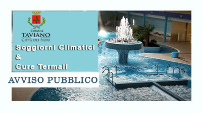 Avviso Pubblico - Soggiorni Climatici e Cure Termali 2025