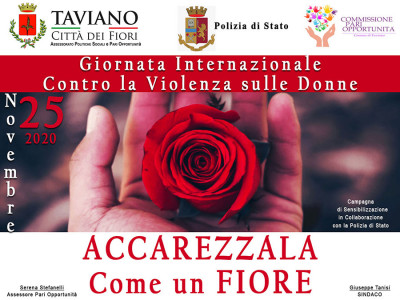 Accarezzala Come un Fiore - Giornata Internazionale Contro la Violenza sulle ...