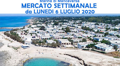 MARINA DI MANCAVERSA &ndash; MERCATO SETTIMANALE DEL LUNEDI