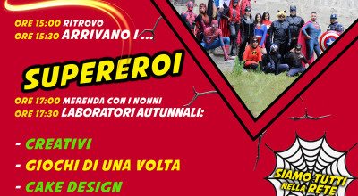 FESTA D&rsquo;AUTUNNO 2022 con i SUPEREROI