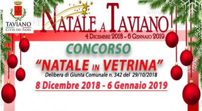 Concorso &ldquo;NATALE IN VETRINA&rdquo; 2018