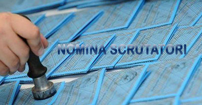 REFERENDUM 29 MARZO 2020 - NOMINA SCRUTATORI