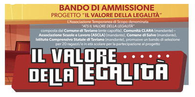 Progetto Il Valore della Legalit&agrave; - Proroga Termini